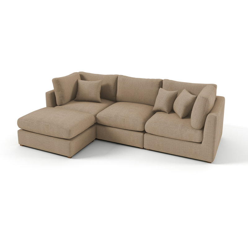 Ebern Designs Reversible Modular Corner Sofa & Reviews Wayfair.co.uk